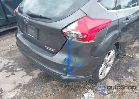 2015 Ford Focus Titanium from USA, damaged, VIN 1FADP3N25FL366073